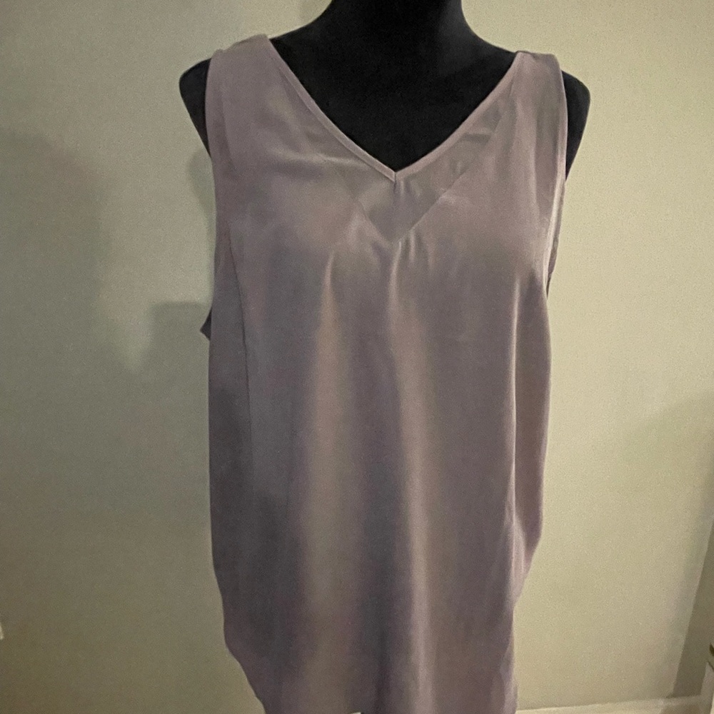 Madison Purple Sleeveless Tank Top Blouse